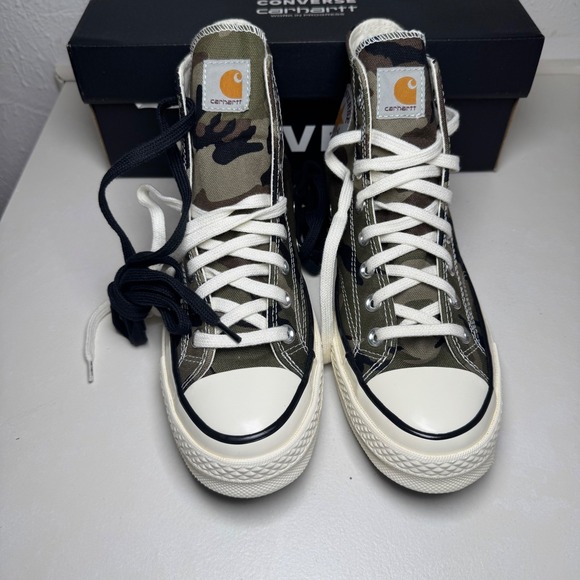 Carhartt WIP x Converse Chuck 70 Hi ICONS M 7/ W 9 - Picture 2 of 14